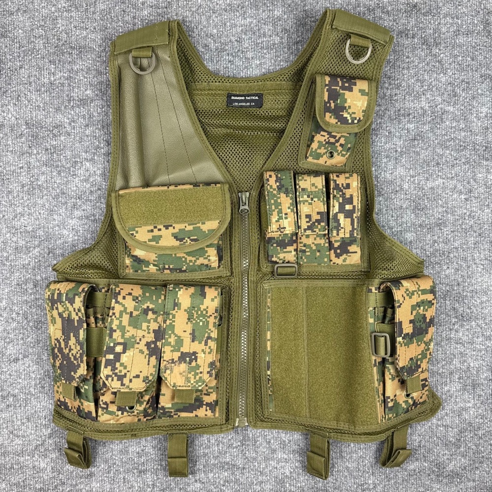 Diamond Tactical Cross-Draw Mesh Load-Bearing Vest Tactical Mens Olive Modular